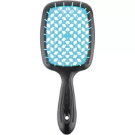 Щетка Superbrush с закругленными зубчиками черно-голубая, 20,3 х 8,5 х 3,1 см