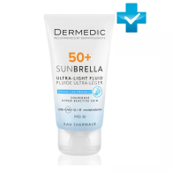 Ультра-легкий солнцезащитный флюид SPF50+ для чувствительной кожи с хрупкими капиллярами, 40 мл Ультра-легкий солнцезащитный флюид SPF50+ для чувствительной кожи с хрупкими капиллярами, 40 мл