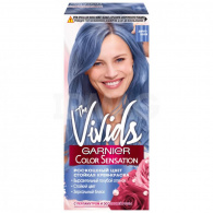 Garnier Color Sensation Vivids - Краска для волос, тон дымчато-голубой, 110 мл