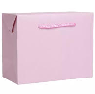 Пакет-коробка «Розовый» 23 x 18 x 11 см
