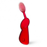 Radius Toothbrush Original - Зубная щетка мягкая классическая для левшей, красная