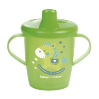 Чашка-непроливайка, 250 мл. Toys 9+, цвет: зеленый