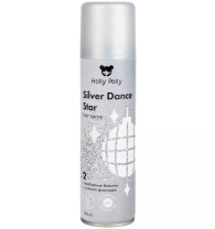 Лак сильной фиксации Silver Dance Star с серебряными блестками, 150 мл Лак сильной фиксации Silver Dance Star с серебряными блестками, 150 мл
